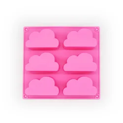 Silica gel cloud shape baking cake mold Food grade silica gel cake mold oven baking mousse tool