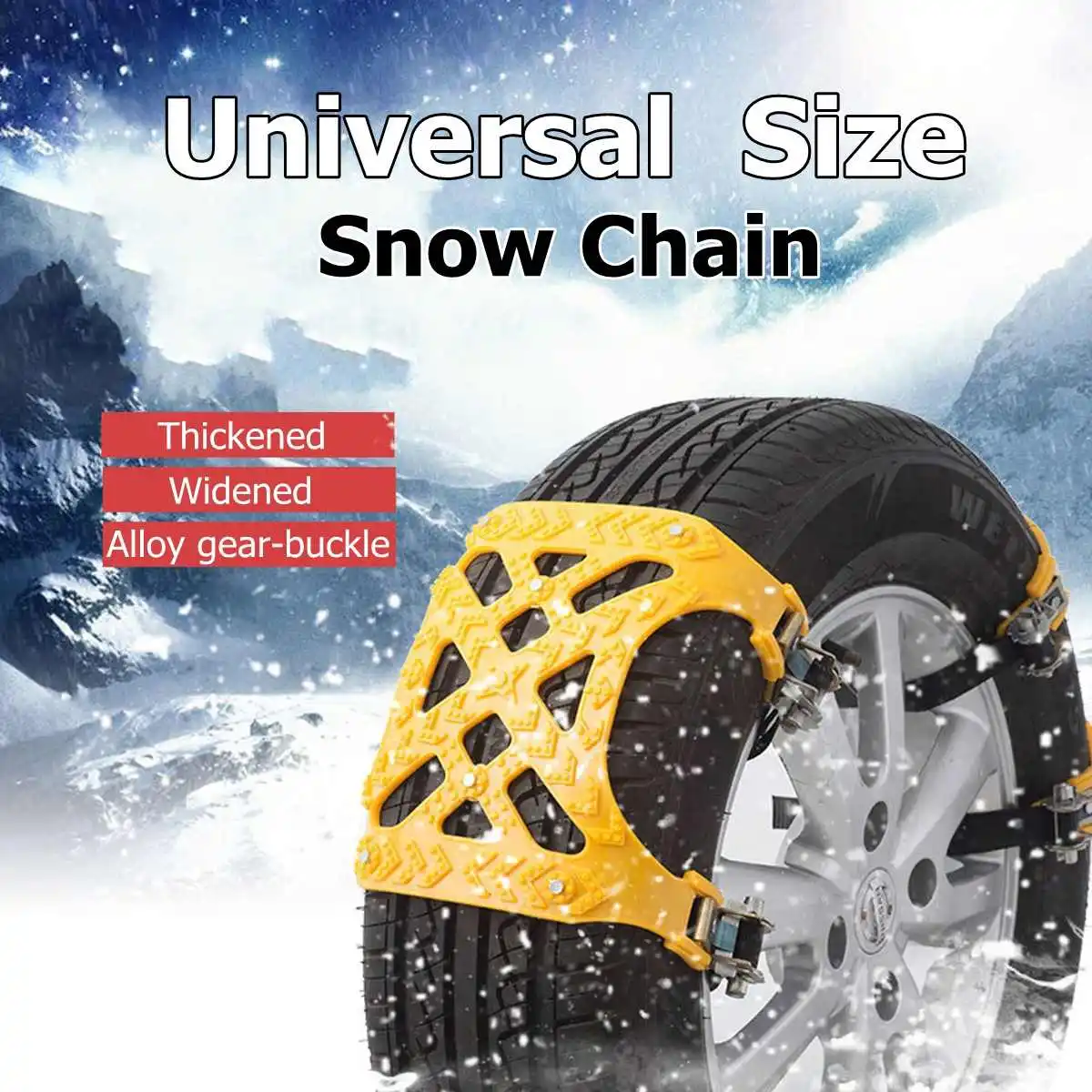 

TPU Car Snow Chain Universal Winter Roadway Safety Tire Climbing Mud Ground Anti Slip