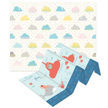 

Baby Play Mat Foldable XPE Double-sided Mat Waterproof 1cm Thick Home Baby Room Puzzle Road Carpet Educational Toys