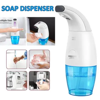 

330ml Automatic Sensor Foam Soap Dispenser Smart Induction Liquid Soap Dispenser Touchless Hand Washer for Kitchen Bathroom