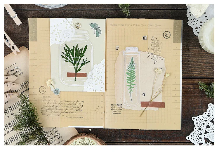 30 листов/упаковка бутылки серии Bullet Journal Декоративные наклейки для домашних животных s Скрапбукинг палочка этикетка дневник канцелярские наклейки в альбом
