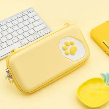 

GeekShare Case Cat Claw CP Carrying Case Silicone Hard Shell Cover Box For NS Lite Game Console Accessories