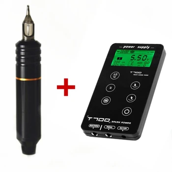 

2020 New Arrival Tattoo Rotary Machine Pen Strong Quiet For Tattoo Lliner Shader With T-700 Tattoo Power Tattoo Kit