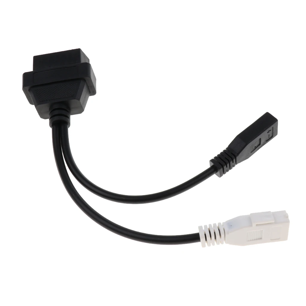 Car Vehicles 2x2 Pin Adapter Interface Cable OBD2 OBDII Conversion Kit For VW Audi Seat