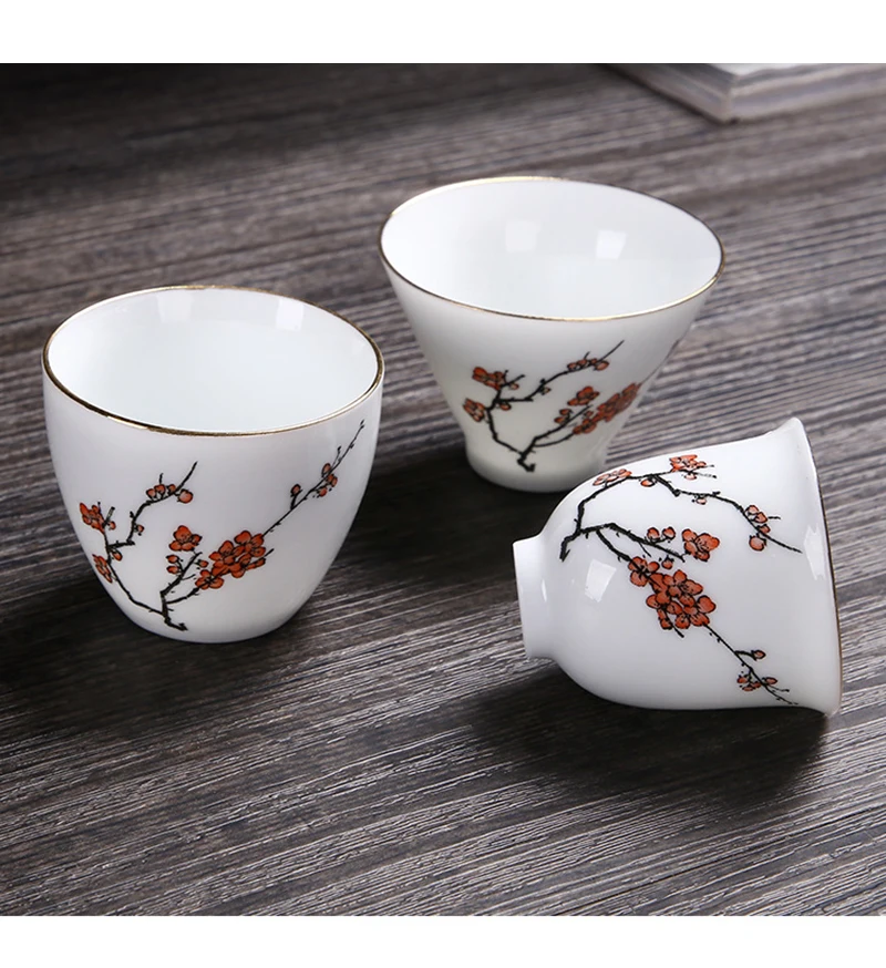 Дорожная сумка китайский чайный набор кунг-фу Gaiwan Чайник чайные чашки ярмарка кружка Чайные Наборы белый керамический Пуэр Чайная Посуда