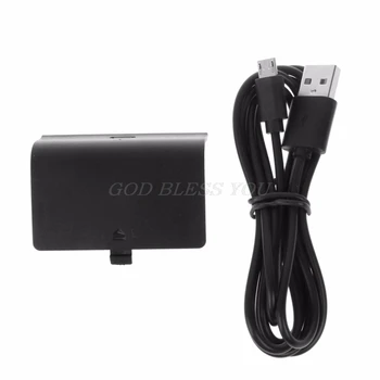 

New NI-MH 2400MAHCharger Kit Rechargeable Battery Pack + USB Cable For Xbox One Drop Shipping