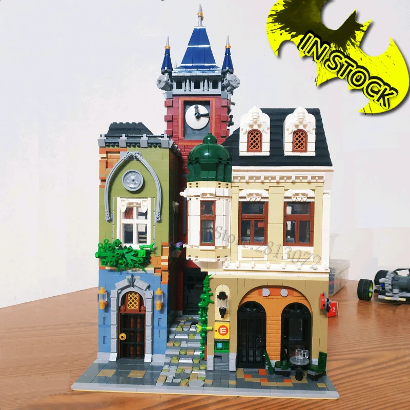

City Streetview Series The Brickstive Old Town Pub In Stock ql0924 MOC 4030PCS Building Kits Blocks Bricks Kids ql0922 ql0920