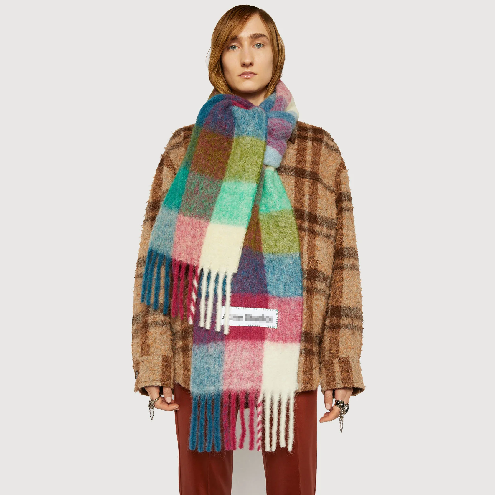 NEW 2021 AC winter scarves for women shawls warm wraps lady pashmina pure blanket cashmere scarf neck headband hijabs stole A-4