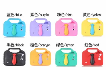 

Silicone Case For Samsung Galaxy Tab 3 7.0 SM-T210 T211 T110 Tab 4 T230 T231 T235 Tablet Cute Necktie EVA Shockproof Cover +pen