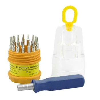 

16-In-1 Screwdriver Repair Glasses Household Screwdriver Multi-Function Pen Type Magnetic Screwdriver