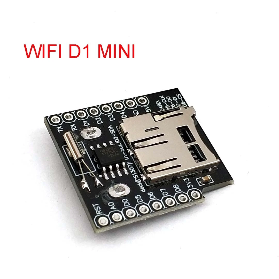 Щит регистратора данных в реальном времени для Micro SD WeMos WIFI D1 Mini Board + RTC DS1307 Clock Arduino