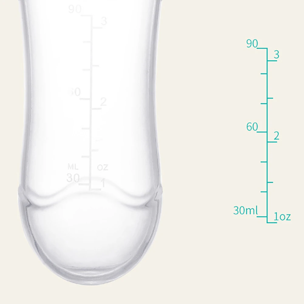 90 мл бутылочка для кормления ребенка силиконовая бутылка для кормления с ложкой еда рисовые мюсли подача для молочной формулы рисовая паста Новинка