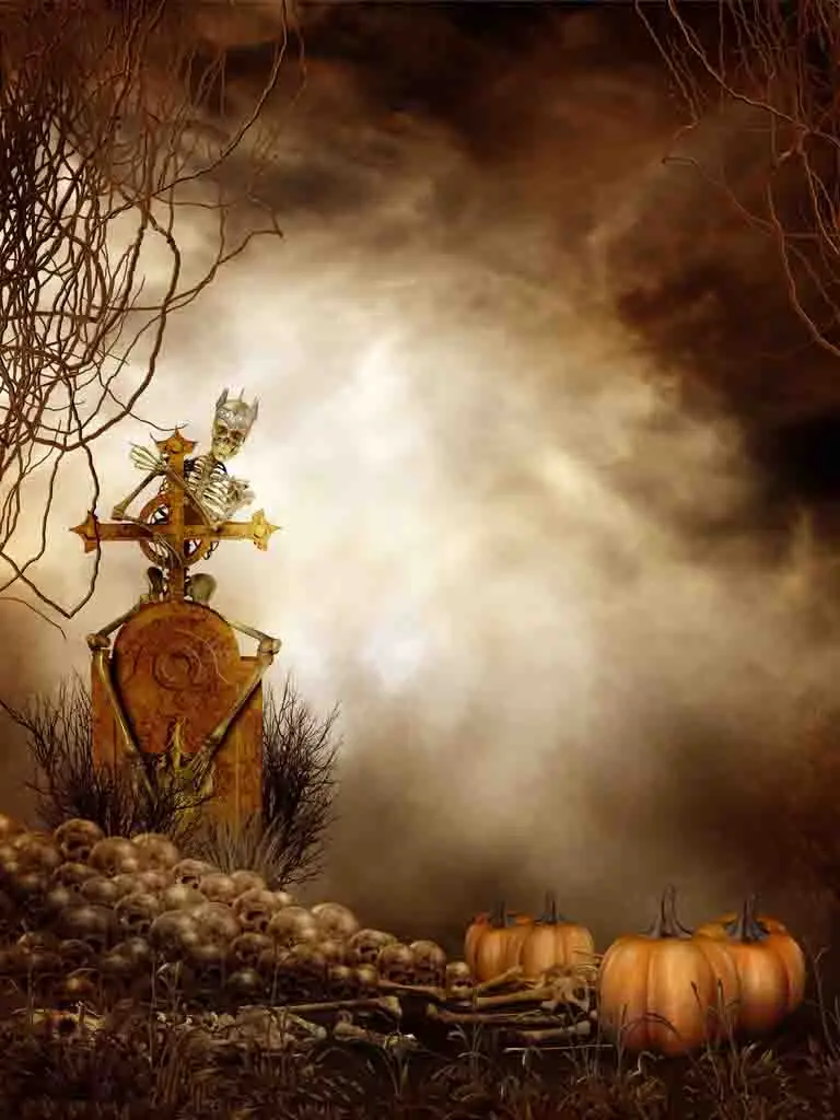 

SHUOZHIKE Vinyl Custom Photography Prop Halloween day theme Photo Studio Background 17713-86
