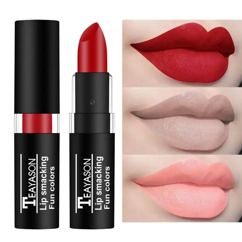 

12 Colors Long Lasting Matte Lipstick Lip Gloss Balm Waterproof Velvet Matte Liquid Lip Gloss Lip Liner Makeup Gift