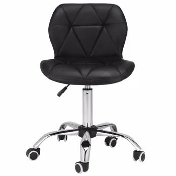 

Adjustable Bar Stool Home Computer Desk Office Chair Chrome Legs Rotatable Creative Leisure Office Chair