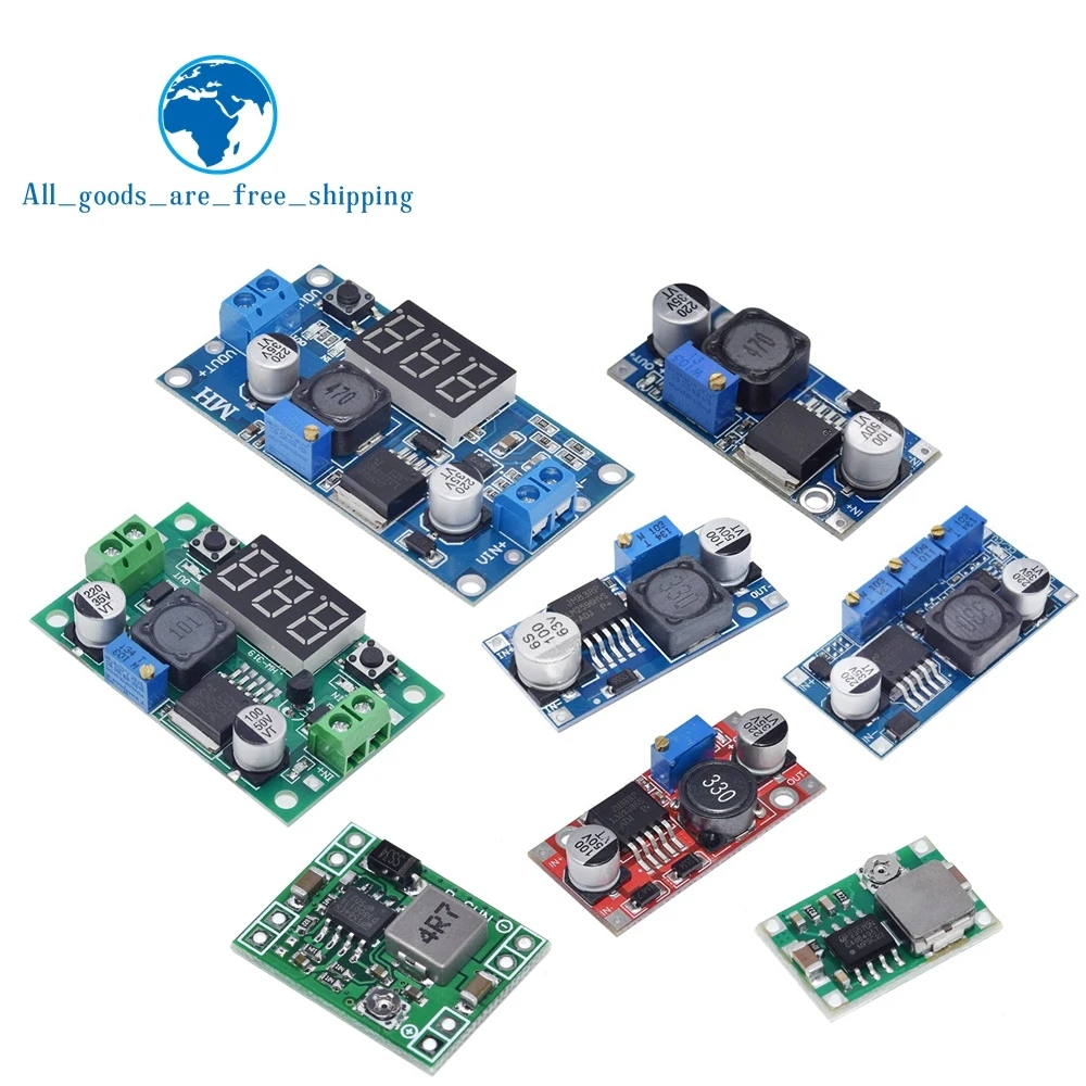 Écran DEL LM2596 module DC 4V-40V to 3.3 V 5 V 12 V 19 V 24 V 3 A Régulateur de tension
