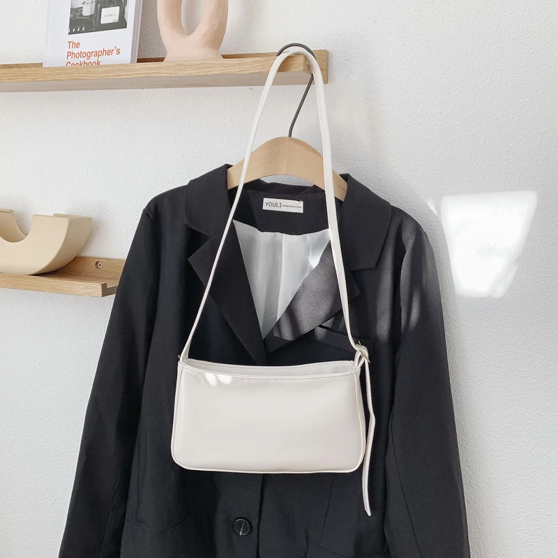 Beste Retro Vrouwen Tassen Vintage Baguette Bag Luxe Merk Handtas Kleine Vrouwelijke Handtas PU Zachte Designer Kussen Tas Dames Schoudertassen