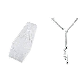 

1 Pcs Silicone Resin Molds Dream Catcher Casting Molds Epoxy Molds & 1 Pcs Necklace Necklace Elegant Jewelry