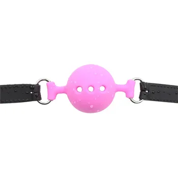 Pink Woman Sexy Erotic Toy Open Mouth Gag Sex Bondage Mouth Plug Couple Mouth Ball Exotic Accessories Adult Sex Toys for Women 5