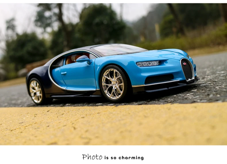 1: 24 ткань Chiron гэдди автомобиль модель спортивного автомобиля брелок для автомобильных ключей, модель, оригинальные, фабричные, по цене производителя, коллекция