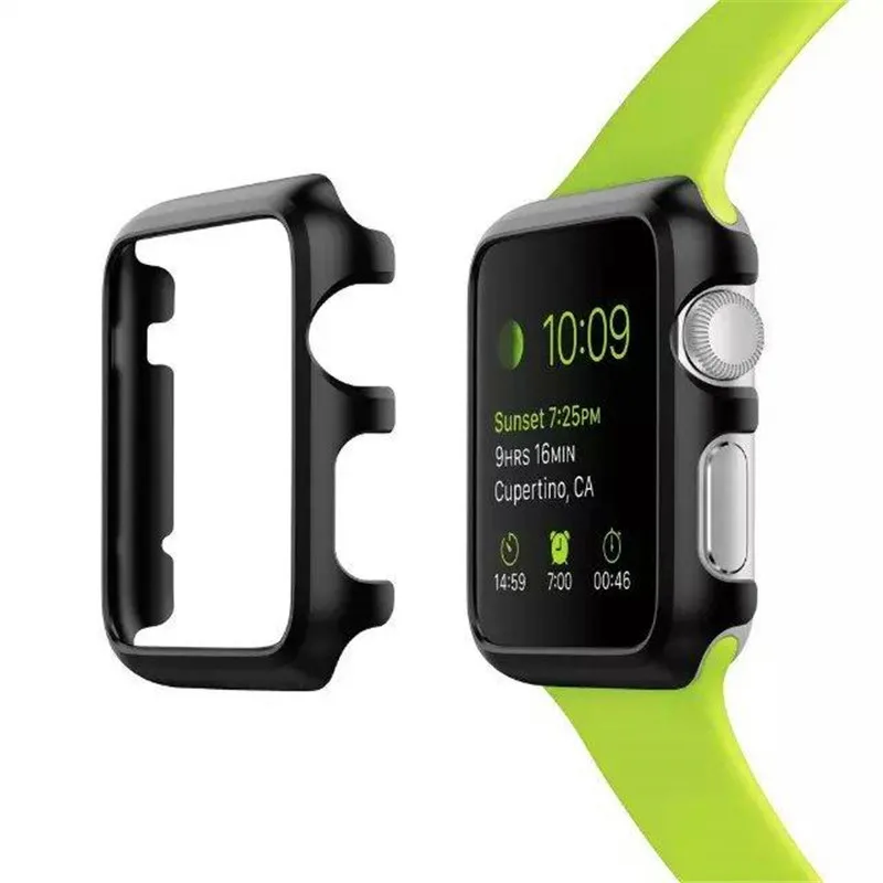 

Metal Alloy Bumper Case For Apple Watch band 42mm 38mm wristwatch protective Case for iwatch 3 2 1 Anti-Scratch metal frame Case