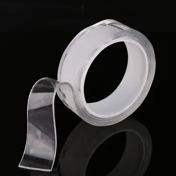 

1m Double-sided Grip Tape Traceless Washable Adhesive Tape Nano Invisible Gel