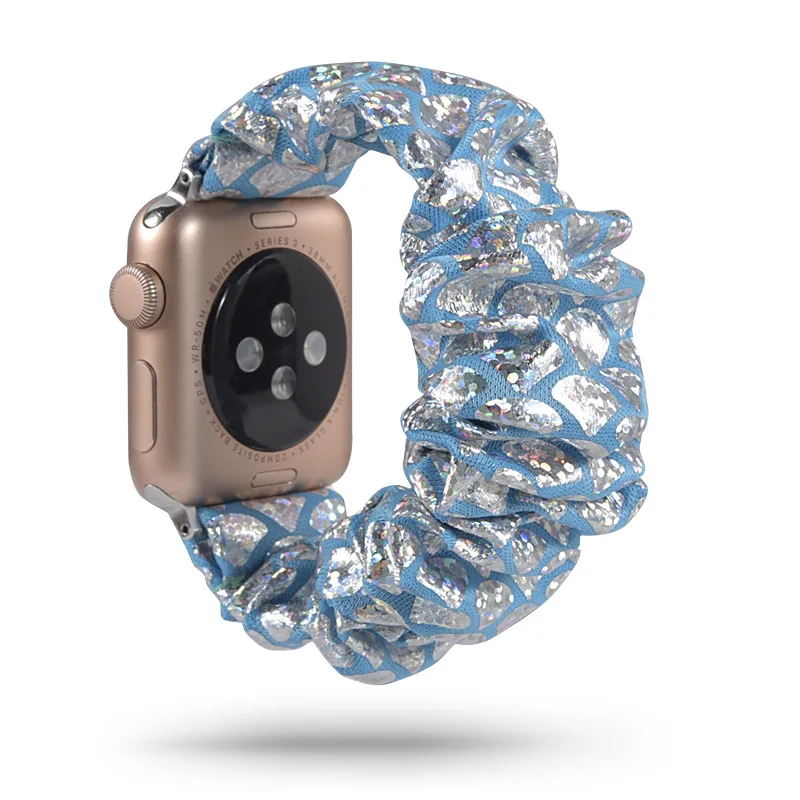 

Compatible with Apple Watch Band 38mm 40mm Women Soft Scrunchie Band Replacement for iWatch Bands Series 5/4/3/2/1