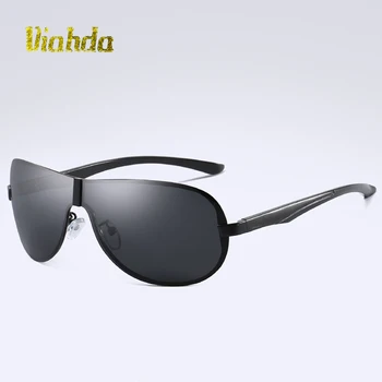 

VIAHDA Sunglasses men polarized Vision Glasses Aluminum Magnesium Frame Driving Square Style Eyeglasses