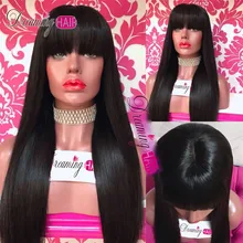Парики из натуральных волос на кружевной основе 180% года, бразильские прямые волосы, предварительно сорванные волосы, парик из натуральных волос, парик из натуральных волос