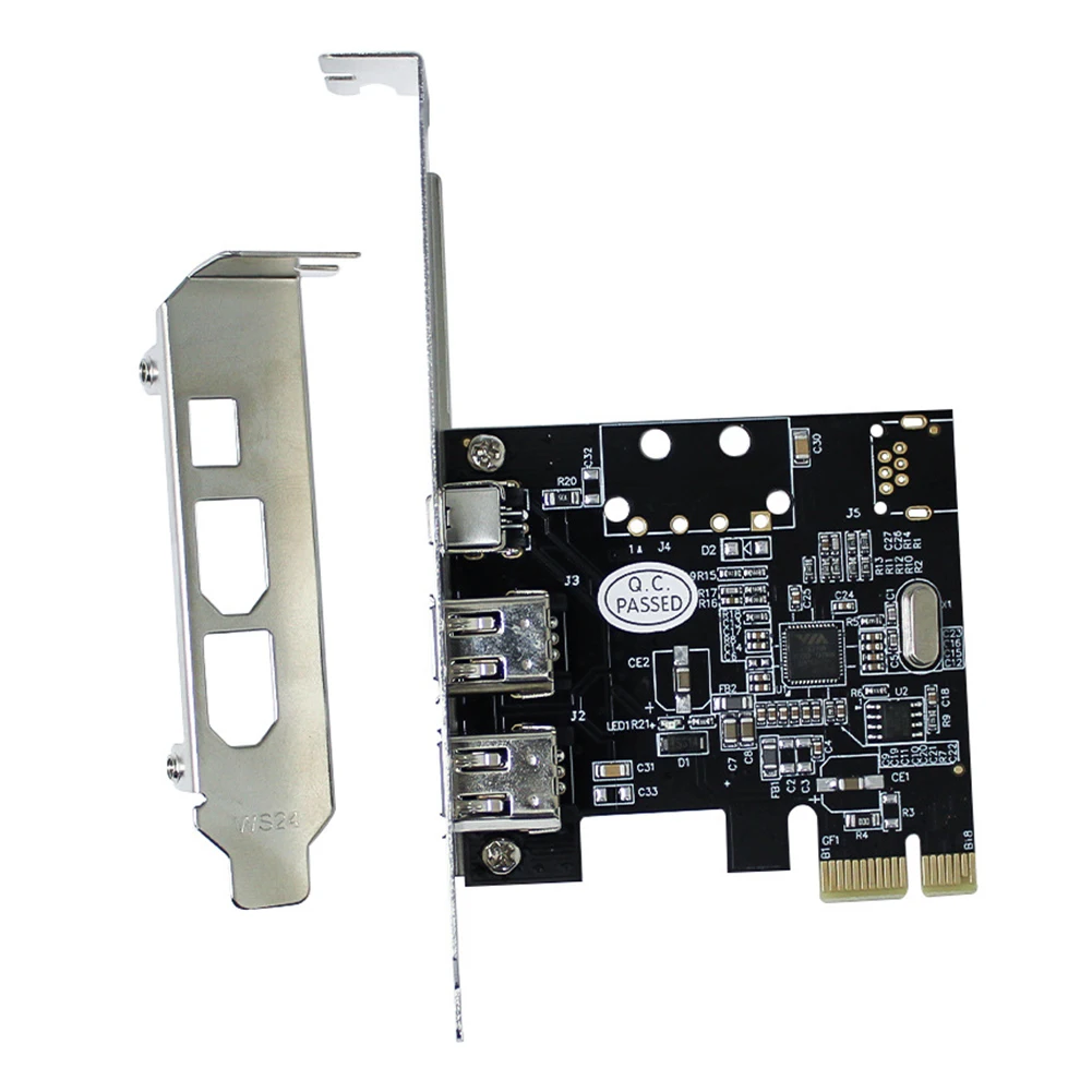 3 포트 PCI-E 1X 16X 1394 DV 비디오 캡처 카드 (6 핀 4 핀 Firewire 어댑터 포함) 무료 드라이버 데스크탑 컴퓨터 액세서리