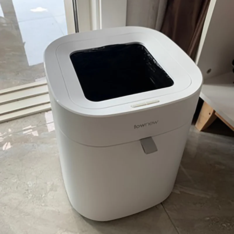 T Air trash can Townew T1 умный мусорный бак большой емкости мусор T воздух открытого типа автоматическая упаковка мусорный бак оригинальная замена мешок для мусора - Цвет: T Air trash can