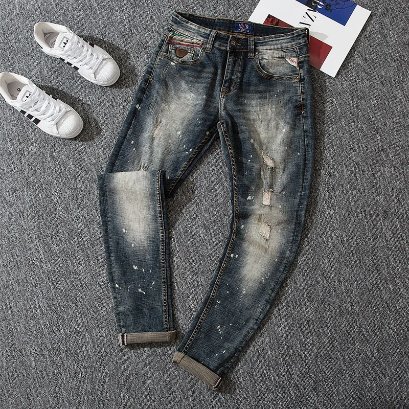 Newly Fashion Designer Men Jeans High 