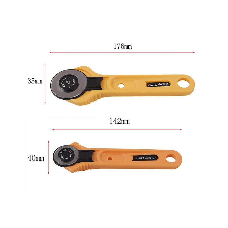 45mm 28mm Rotary Cutter for leather Set Blades for fabric Circular Quilting Cutting Patchwork Cut Tool Quilter Leather Cutter-2
