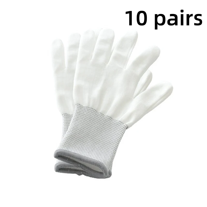 10Pairs Vinyl Car Wrapping Gloves Anti-static Window Film Tint Work Gloves Carbon Fiber Sticker Wrap Install Tools