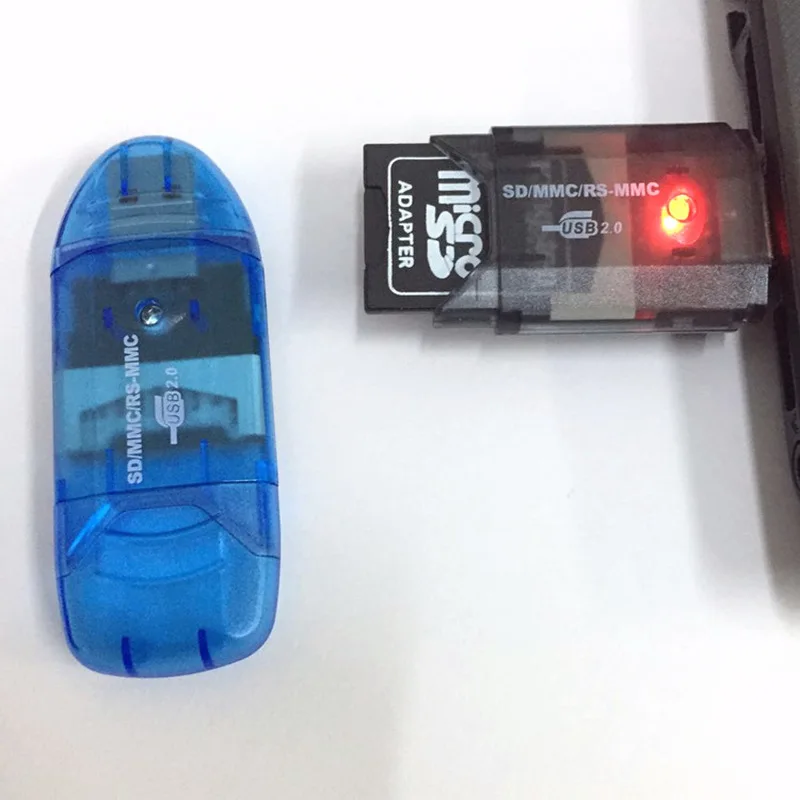 1 шт. высокоскоростной мини-кардридер Micro SD T-Flash TF SDHC USB 2 0 | Компьютеры и офис
