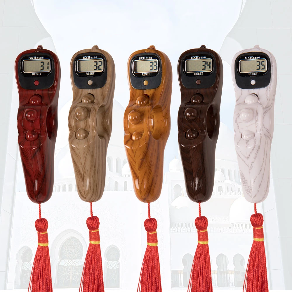 New Electronics Tasbeeh digital tally counter with LED easy resettable SXH5136 Original Digital