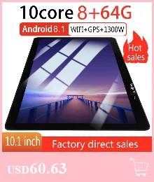 P10 модный планшет 10,1 дюймов HD с большим экраном Android 8,10 версия модный портативный планшет 6G+ 128G красный планшет с европейской вилкой