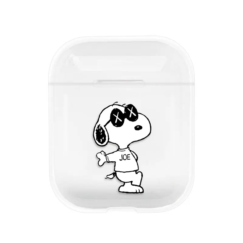 Милый мультяшный прозрачный чехол из поликарбоната для Airpods 2, беспроводная Защитная крышка для наушников, Противоударная коробка для Apple Air Pods, чехол для наушников - Цвет: 12