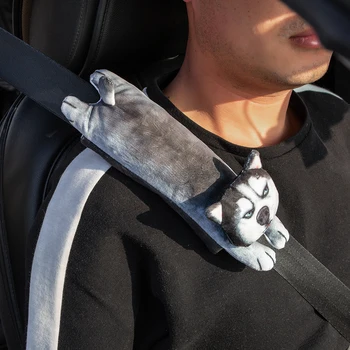 

Cartoon Animal Car Seat Belt Cover Auto Accessories Plush Seatbelt Shoulder Pad for Outdoor Personal Car Ornaments