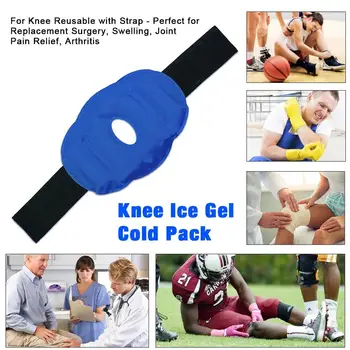 

Cold Gel Pack Knee Ice Gel Cold Pack For Knee Reusable Strap Perfect For Replacement Surgery Swelling Joint Pain Relief Arthrit