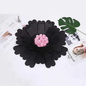 

Flower Gift Box Polygon Gift Boxes Surprise Explosion Love Box Mystery Box for Birthday Valentine Wedding Party Photo Album