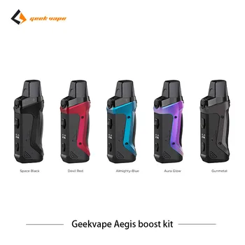 

In Stock !! Geekvape Aegis Boost Mod Pod kit with 1500mah built-in battery & 3ML Pod System MTL DTL E cig Vape kit RBA vs Vinci