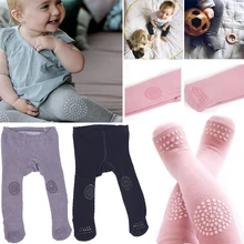 Детские хлопковые чулки младенец, девочка, малыш, новорожденные дети, теплые колготки, мягкие эластичные штаны розовый и синий