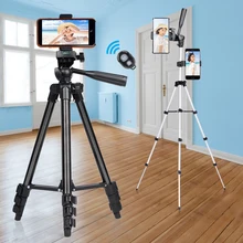 Tripod Lightweight Camera Phone Stand Holder Portable Desktop Mobile Phone Tripode For iPhone Canon Sony Nikon Video Camera Para
