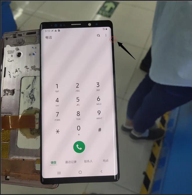 note9 no Frame Есть точка для samsung Galaxy Note 9 Note9 N960F N960U N9600/DS ЖК-дисплей кодирующий преобразователь сенсорного экрана в сборе без рамки - Цвет: note9 no Frame