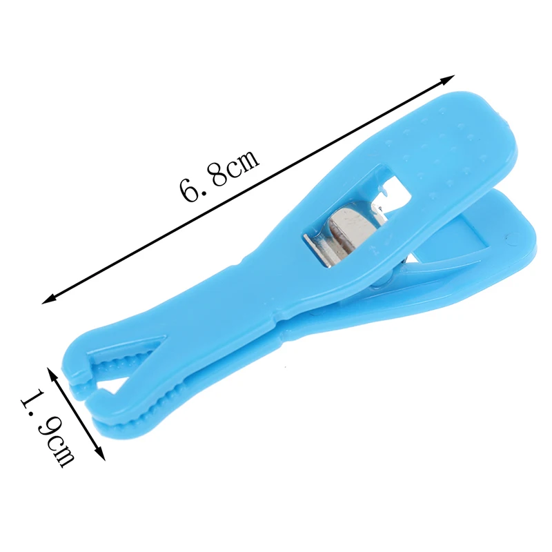 1pc Disposable Body Piercing Needle Slot Sterile Blue Piercing Clip Tattoo Tool Temporary Tattoo Body Piercing Needle Slot Clip