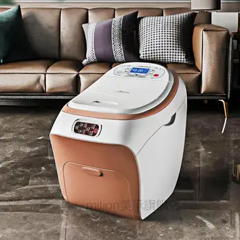 

Foot bath soaking artifact barrel Wu Hao with the paragraph automatic heating foot washing household electric massage foot