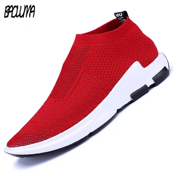 

Fashion Mens Casual Shoes Summer Hot Sale Men's Sneakers Mesh Breathable Men s Shoes Outdoor Comfortable Men's Shoes 36-46