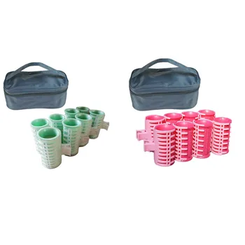 

1Set/8PC DIY ic Large Self-Adhesive Hair Rollers Styling with Bag