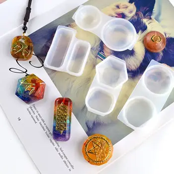 

Transparent Silicone Mould Dried Flower Resin Decorative Craft DIY Energy pendant Mold epoxy resin molds for jewelry
